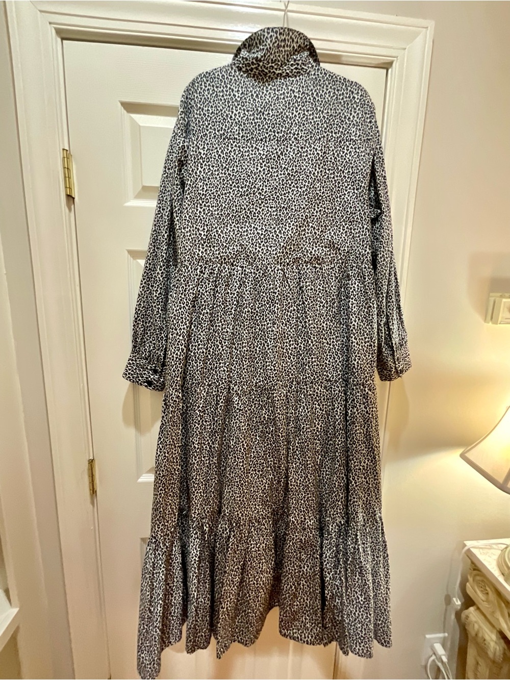 Michael Kors Black and White Tiered Maxi Dress - Picture 2 of 15